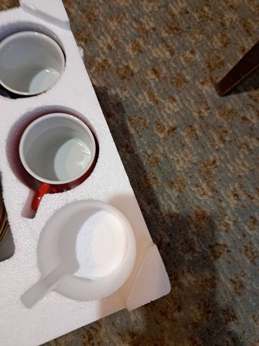 Сервиз за кафе ,12 части многоцветен