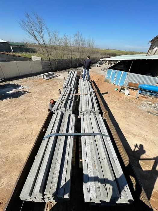 Бетонды қадалар. Шпаллер. Пасынка