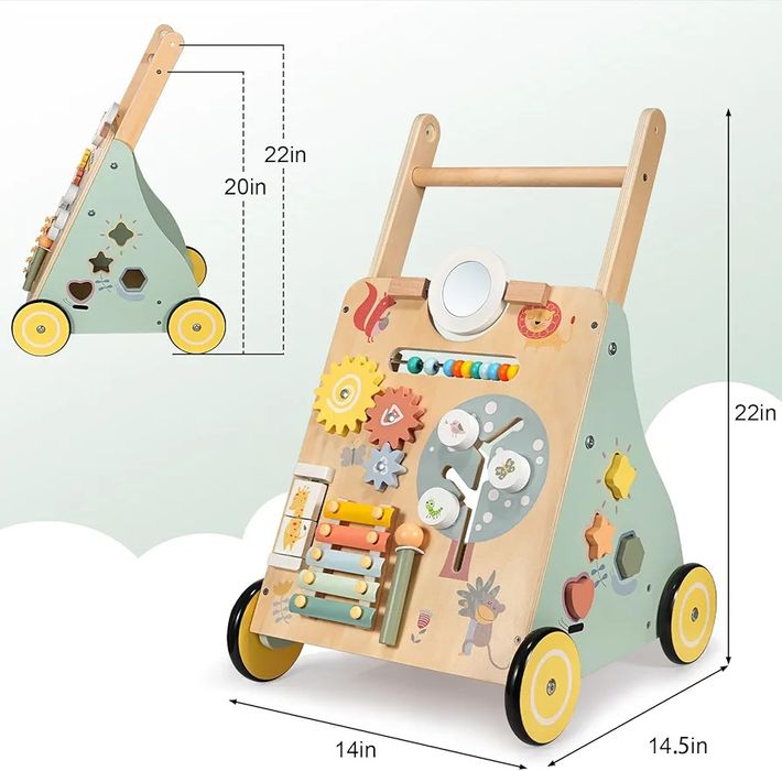 Joc carut premergator Montessori lemn