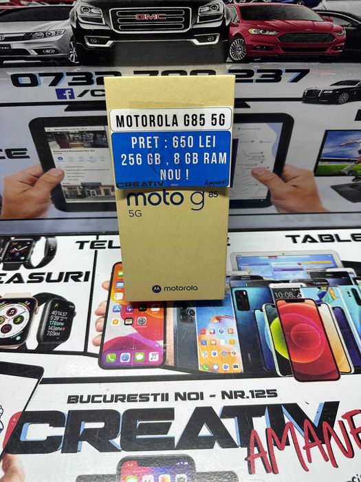Motorola G85 5G / 256 GB / 8 GB RAM / NOU / CreativAmanet