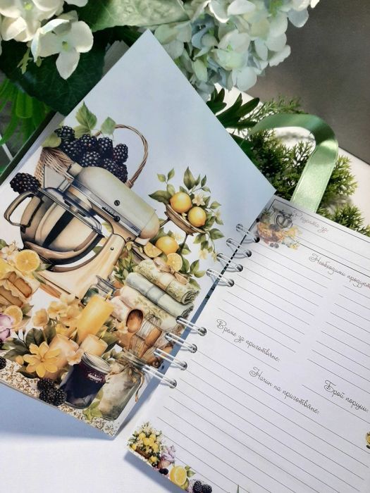 Ръчно изработен рецептурник