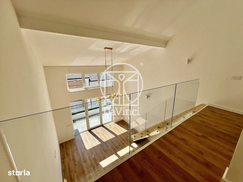 Penthouse 3 camere, finisat la cheie, aer conditionat, 2 logii