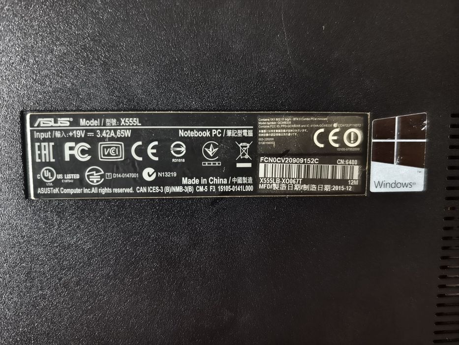 Продам ноутбук asus