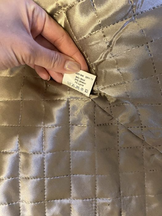 Пальто лама, натуральный, теплый