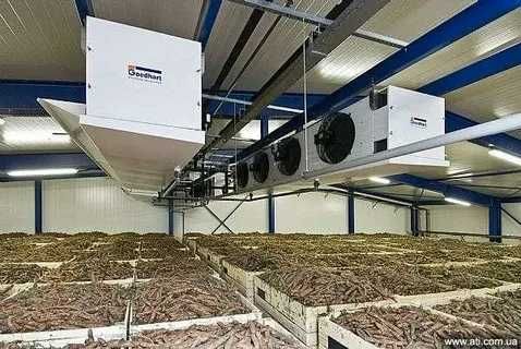 Овощехранилище ( оборудование климат контроля ,монтаж, пуско-наладка)