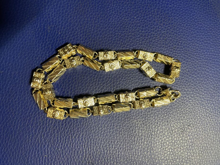 14К чисто злато - мъжки ланец | Versace - 93г - 80€/грам
