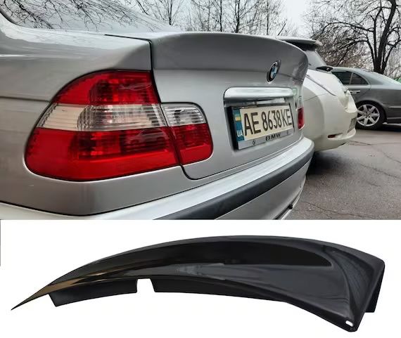 Eleron Portbagaj BMW E46 CSL Sedan Coupe Plastic Negru Lucios
