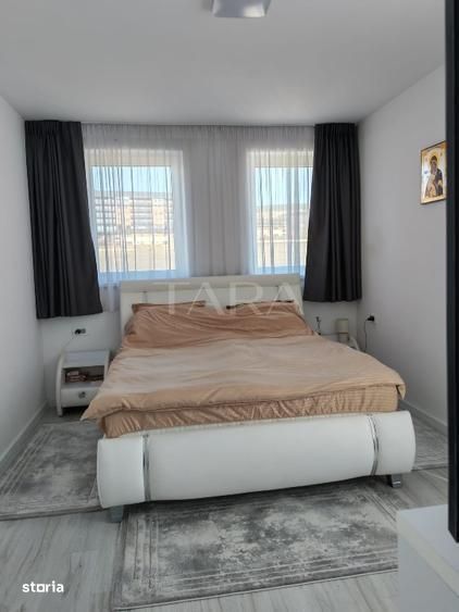 Apartament 2 camere, Chinteni – finisat, terasă 22 mp, parcare inclusă