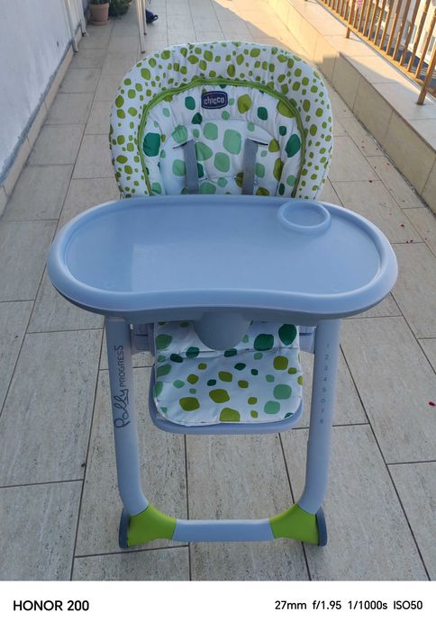 Scaun de masa pentru copii Chicco Polly Progres 5 in 1,
