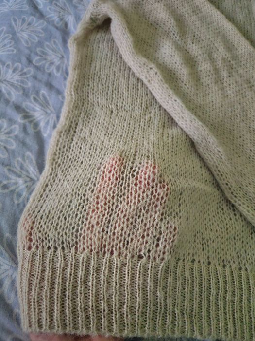 Мек мохерен пуловер