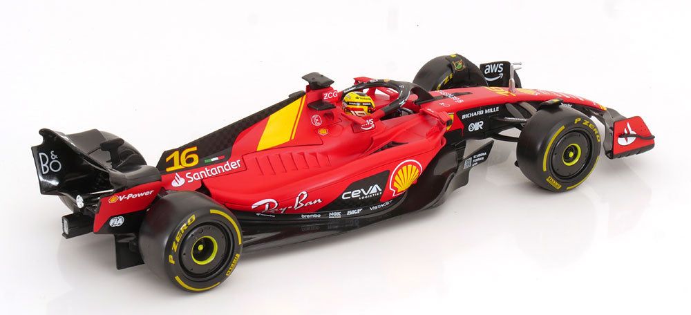 MachetaFerrari SF23 16 Formula 1 2023 C. Leclerc Monza GP 1:18 Bburago