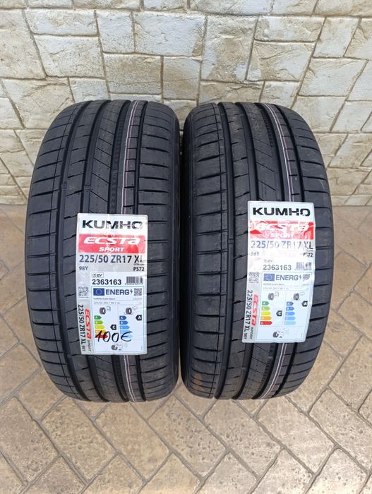 Нови летни гуми KUMHO 225/50/17 PS 72, БОРД