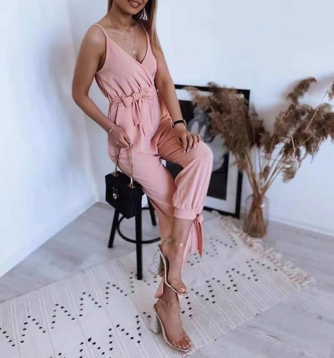 Дамски гащеризон в кралско синьо