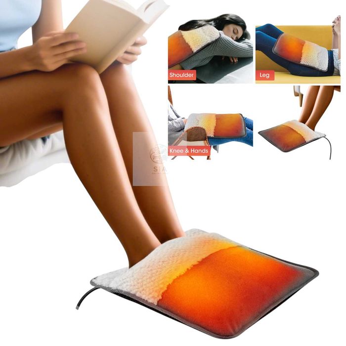 Нагряваща възглавница за крака, калъф за крака с подгрев, USB