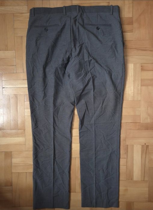 Pantaloni eleganți H&M Regular Fit, Gri, Bărbați - 54 (38R)