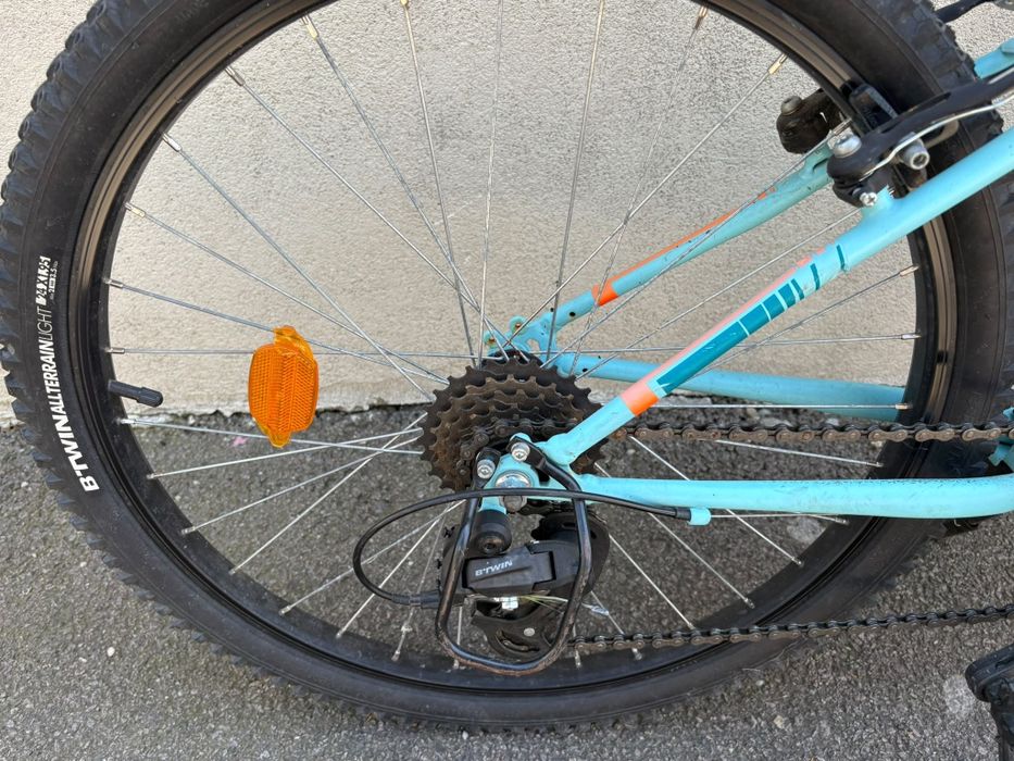 rockrider st 500 24" albastru