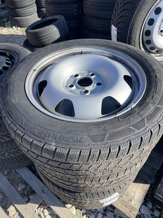 215/60/17C CONTINENTAL 4бр. с джанти VW 5x120 оригинал