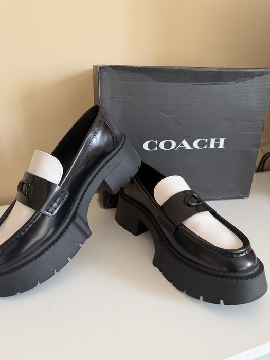 Coach кожени лоуфъри