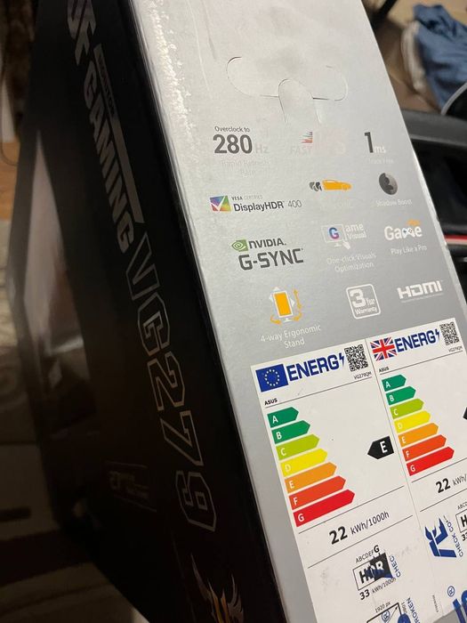 Игровой монитор Asus 280герц 27 дюйма