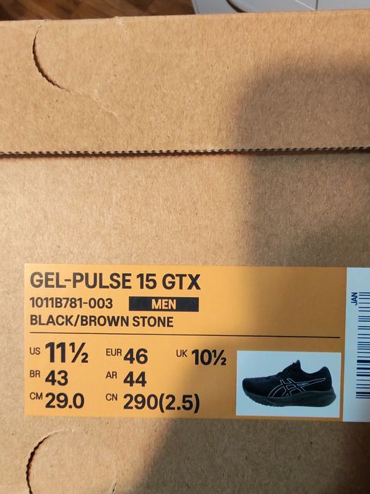Asics Gel-Pulse 15 Gore tex - 46 номер