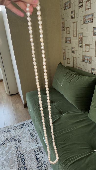 Натуральный жемчуг. Бусы