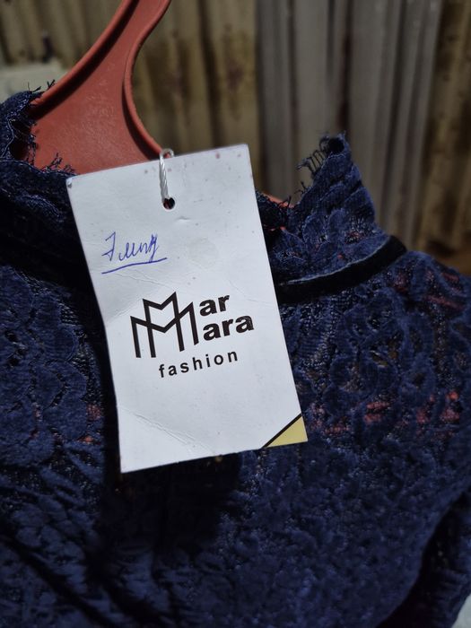 Платье тёмно-синего цвета 5000тнг