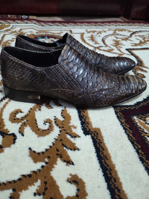Туфли мужские кожа питона