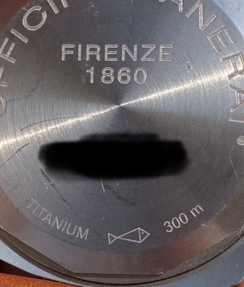 Panerai Luminor Marina  /cadran tabacco/ diver 300m Titan