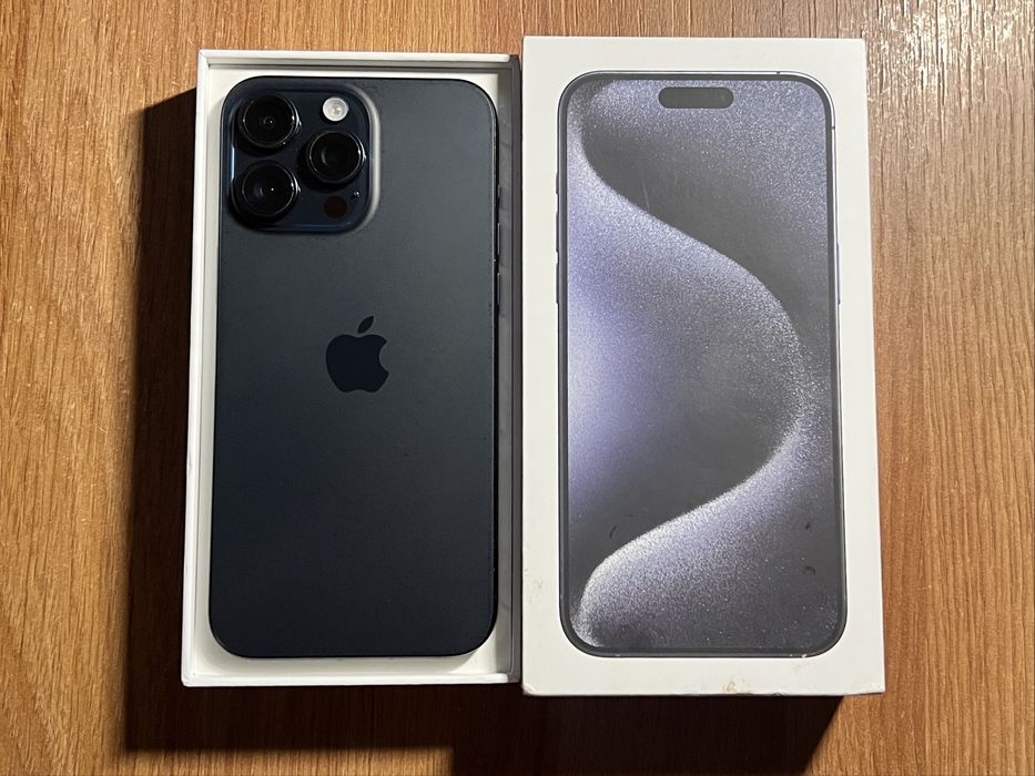 iPhone 15 Pro Max 256 GB Blue Titanium Albastru
