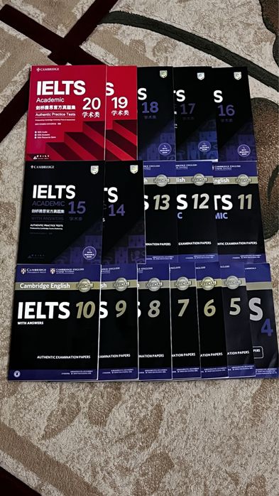 Полный набор учебников Cambridge (IELTS) Practice Tests 4-20