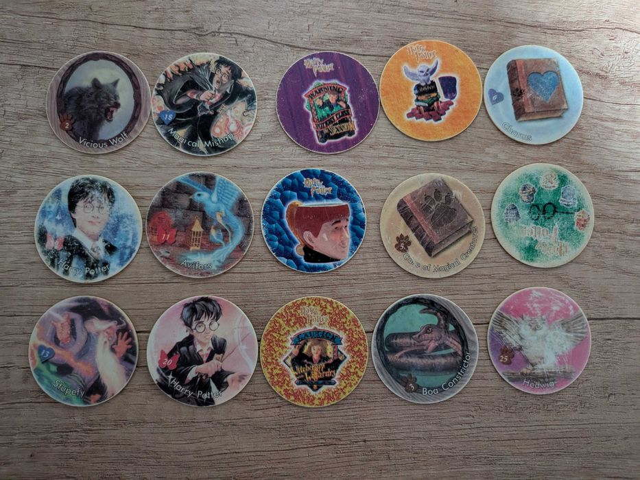 Лот ретро тазове 2000s: Pokemon, Yu-Gi-Oh, Beyblade, Harry Potter
