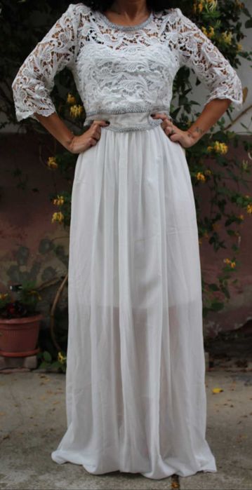 Rochie Mireasa simplă boho