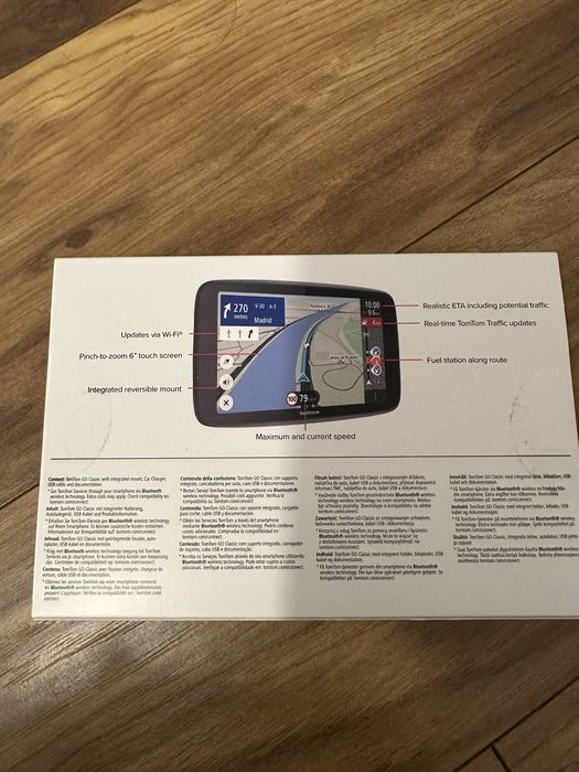 Navigatie TomTom Go Classic 2nd Generation 6”, nou.