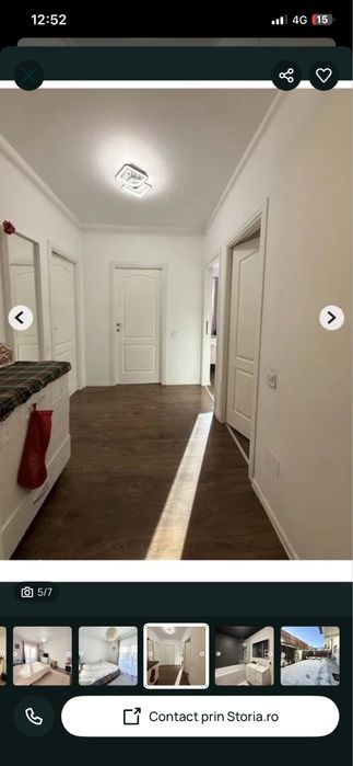 Persoana fizica vand Apartament cu curte privata