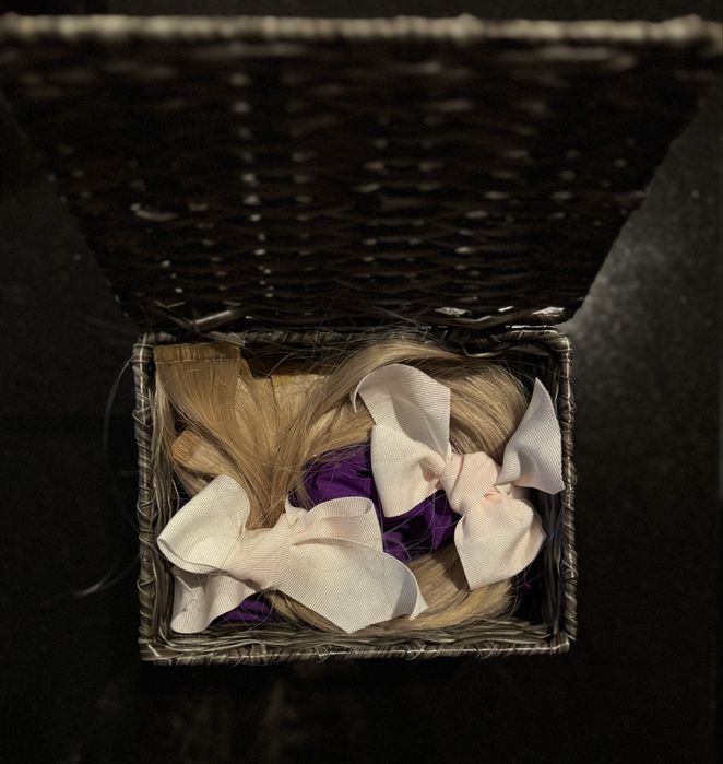 Extensii par natural VIKTORIJA LUXURY HAIR blond platinat 30cm