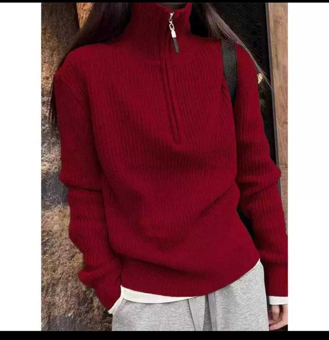 Женская кофта полузамок