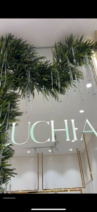 Бусы и капли для декора и украшения елки