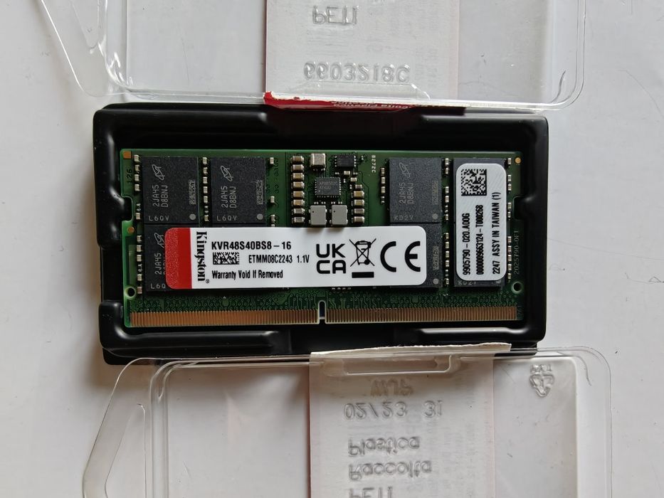 Kingston 2x16 GB DDR5 SODIMM 4800MT/s