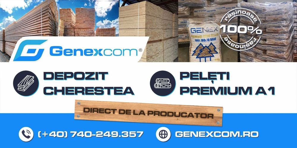 Depozit cherestea (700lei/mc) & peleti A1 / Tunari - Direct producator