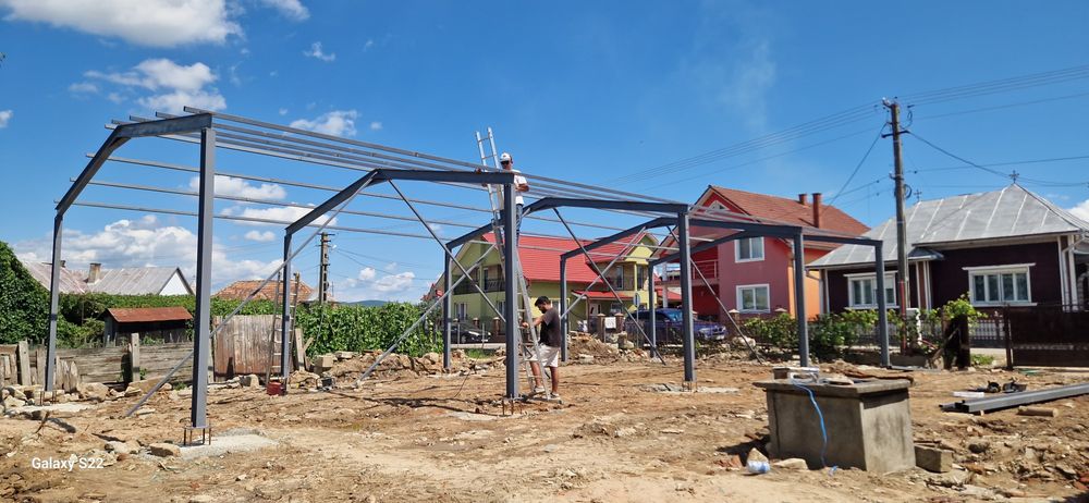 Vând hală metalica 20x10x4