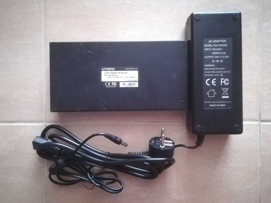 8 портов PoE суич - UTP3-SW08-TP120-A1