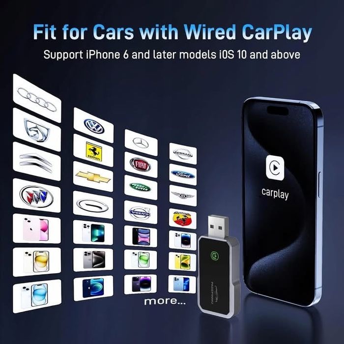 Безжичен адаптер Carplay и Android 2В1