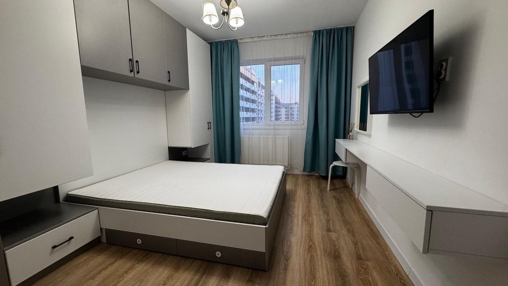 Studio dublu 50 mp 6 min metrou Berceni , Centrala , Parcare inclusă