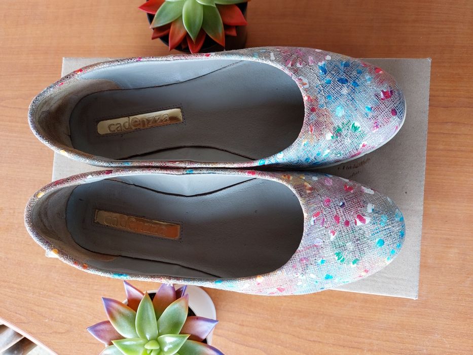 Balerini Cadenzza din piele naturala
