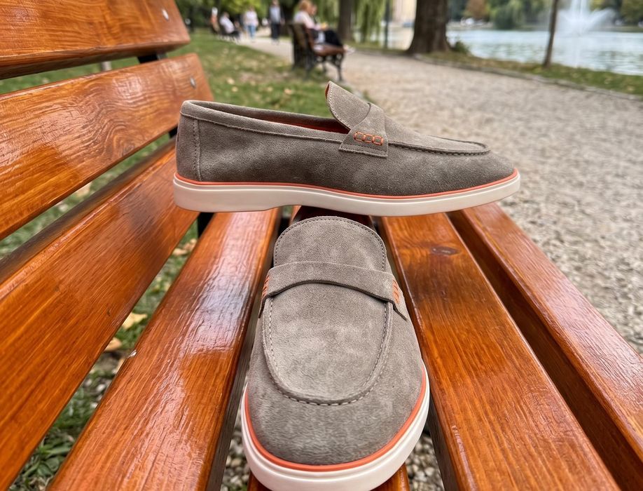 Mocasini Hermes - Premium - Piele intoarsa