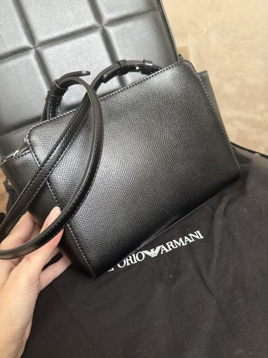 Чанта Emporio Armani Сафиано кожа