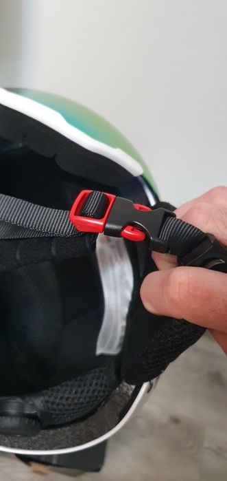 Cască de ski 4f cu ochelarii