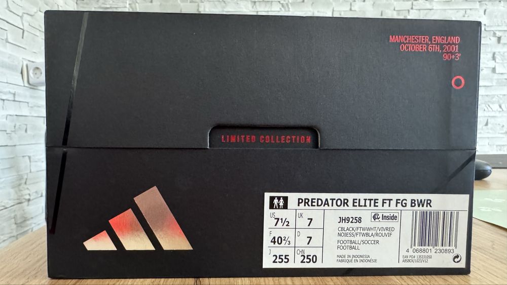 Adidas Predator Elite black/red limited edition