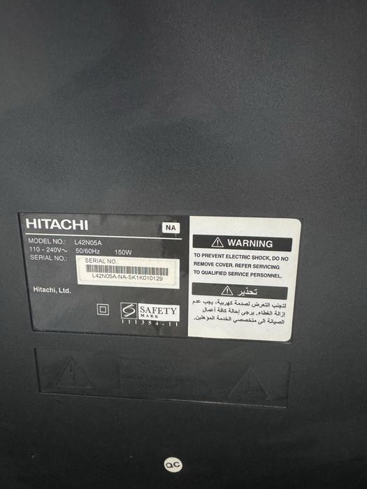Телевизор Hitachi