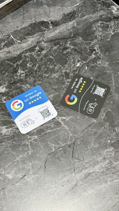 Card NFC + QR pentru recenzii Google Configurat și gata de utilizare